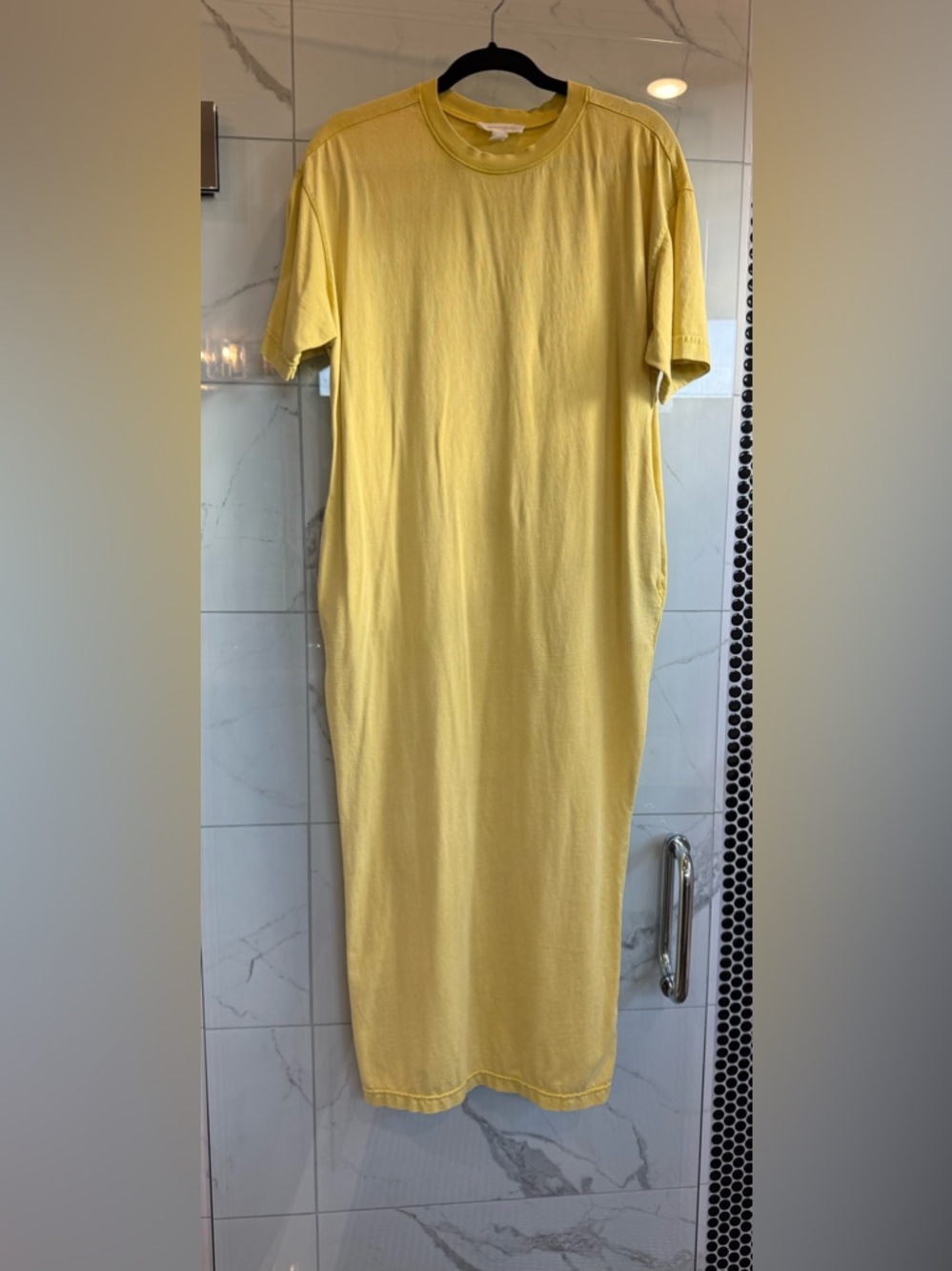 Treasure & Bond Yellow T-Shirt Midi Dress